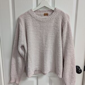 POL Pink Fuzzy Sweater
